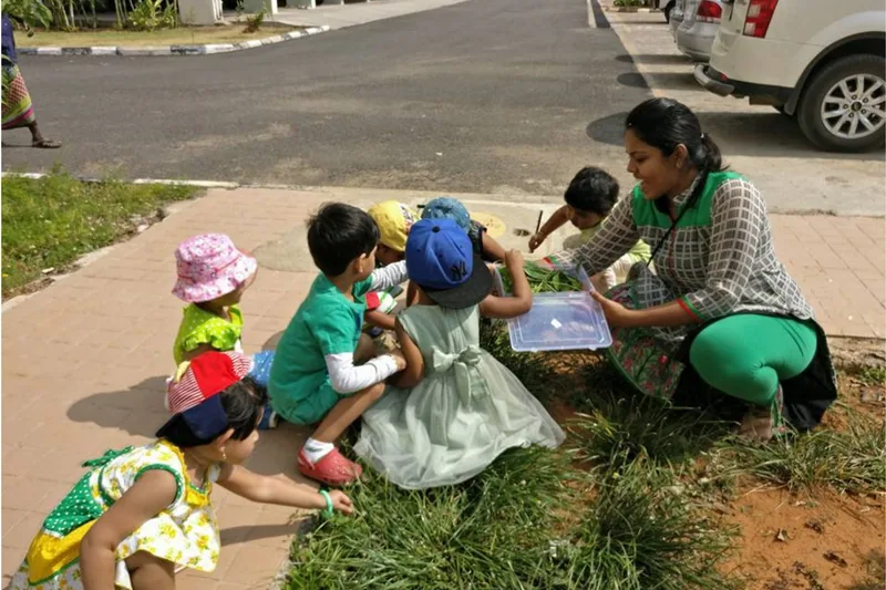 Children at Bunny Hop Child Care, DLF Garden City